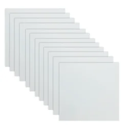 12 Vellen 10mil Mylar Vel 12X12 Inch Melkachtig Doorschijnend Huisdier Blanco Stencil Maken Vel (10mil)