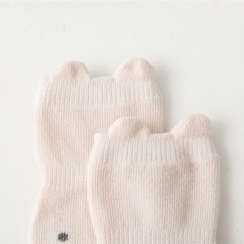 Lot de 5 paires de chaussettes en coton coordonnantes pour bébé garçon et fille de 0 à 5 ans, unisexe, mignon, dessin animé, sol, été