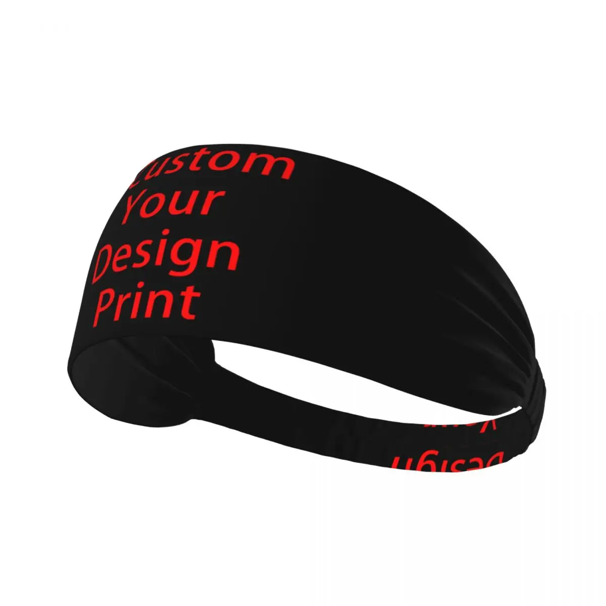 Custom Custom Your Design Sports Sweatband for Training Customized Logo Printed Absorbent Headband Men Women