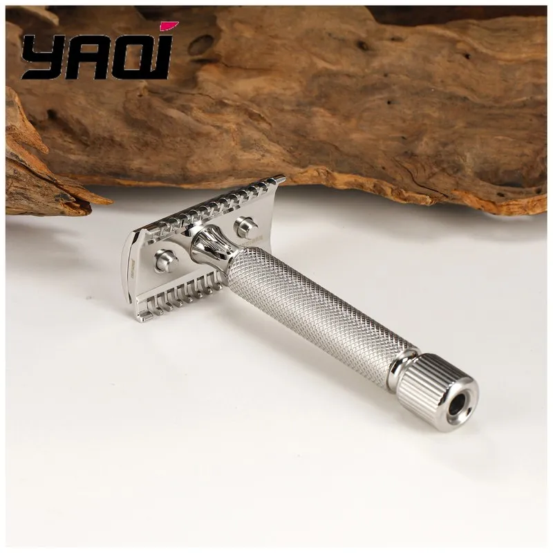 Yaqi BAENZIGER Safety Razor Stainless Steel Professional High Quality Wet Shave Tools for Men Shaving Products Best Gift Men