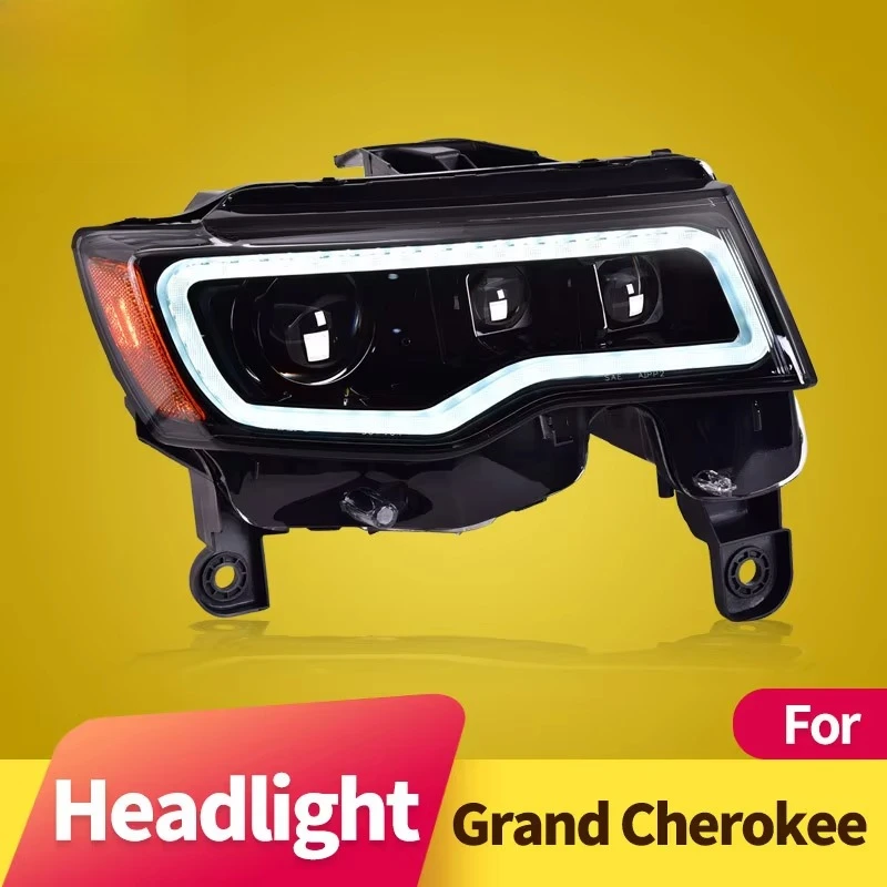 Car Lights for Compass LED Headlight 2014-2021 Grand  Head Lamp Drl Projector Lens Automotive Accessories
