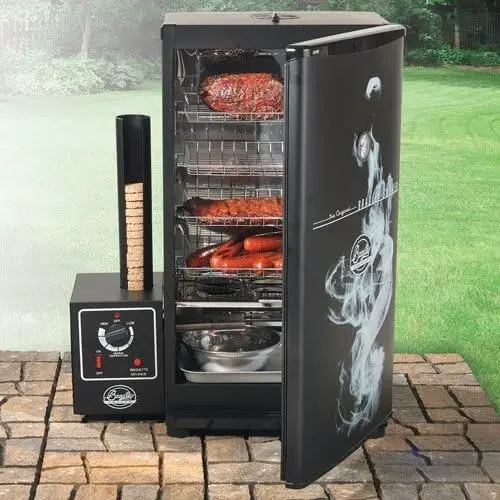 FAST FREE.Original BS611 4-Rack Natural Draft Vertical Electric Smoker