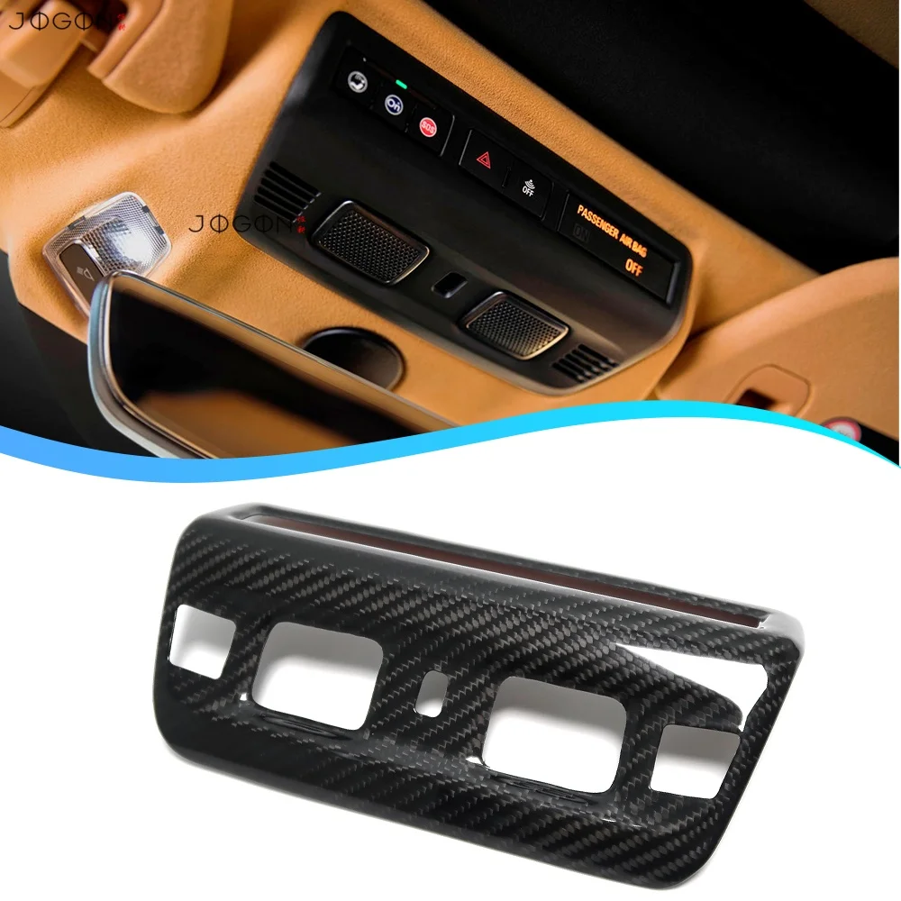 Cubierta de Lámpara de Techo para Auto, 100% Fibra de Carbono Real, para Chevrolet Corvette C8 Stingray Convertible Z06 Coupé 2020 en Adelante