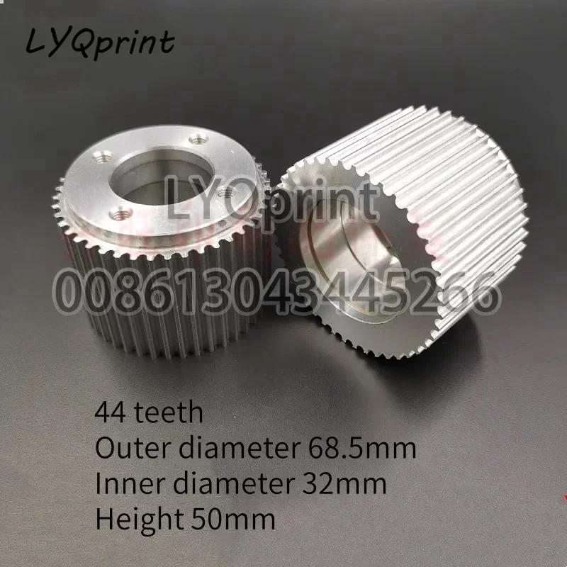 Courroie de transmission synchrone en aluminium de qualité supérieure, 44 dents, F2.028.023, adaptée aux machines d'impression Heidelberg CD102