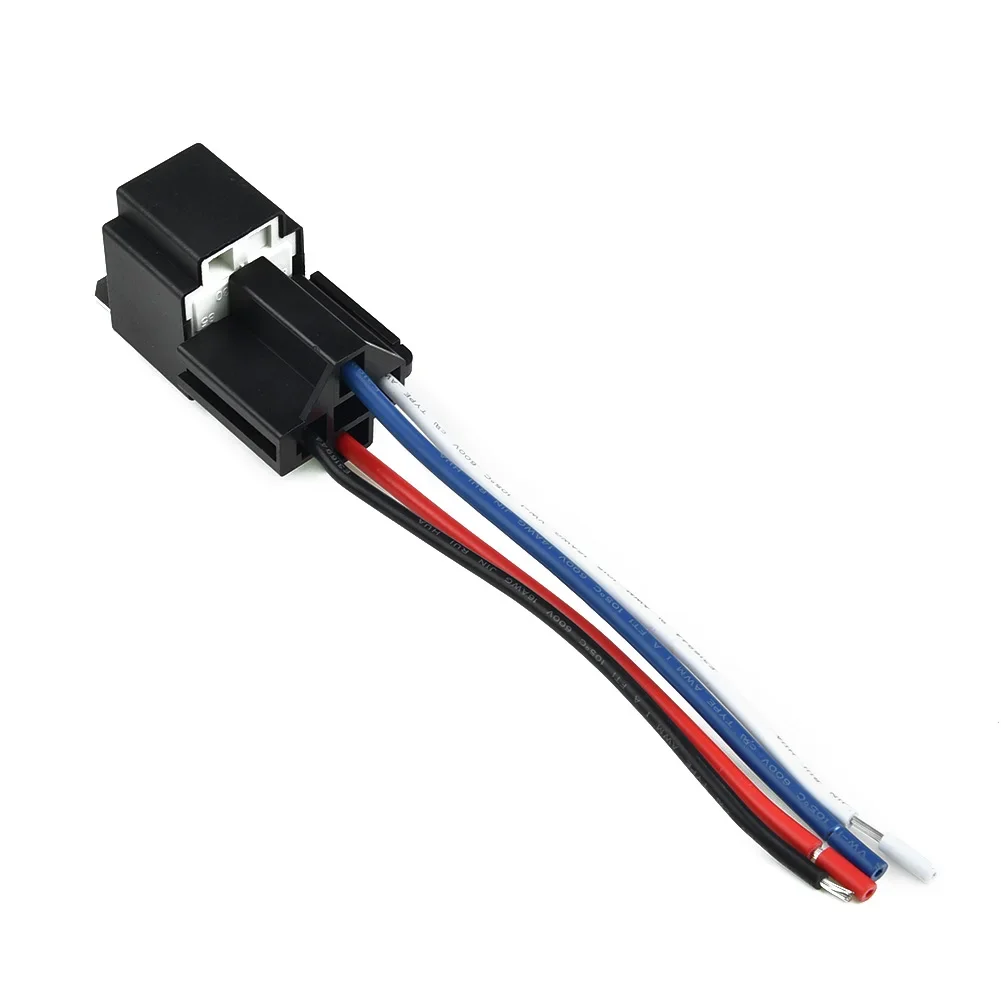 Relay Pre-wired Metal Truck With Socket Base/Wires/Fuse Polyamide 4 Pin 30A SPST Auto 12V Portable High Quality