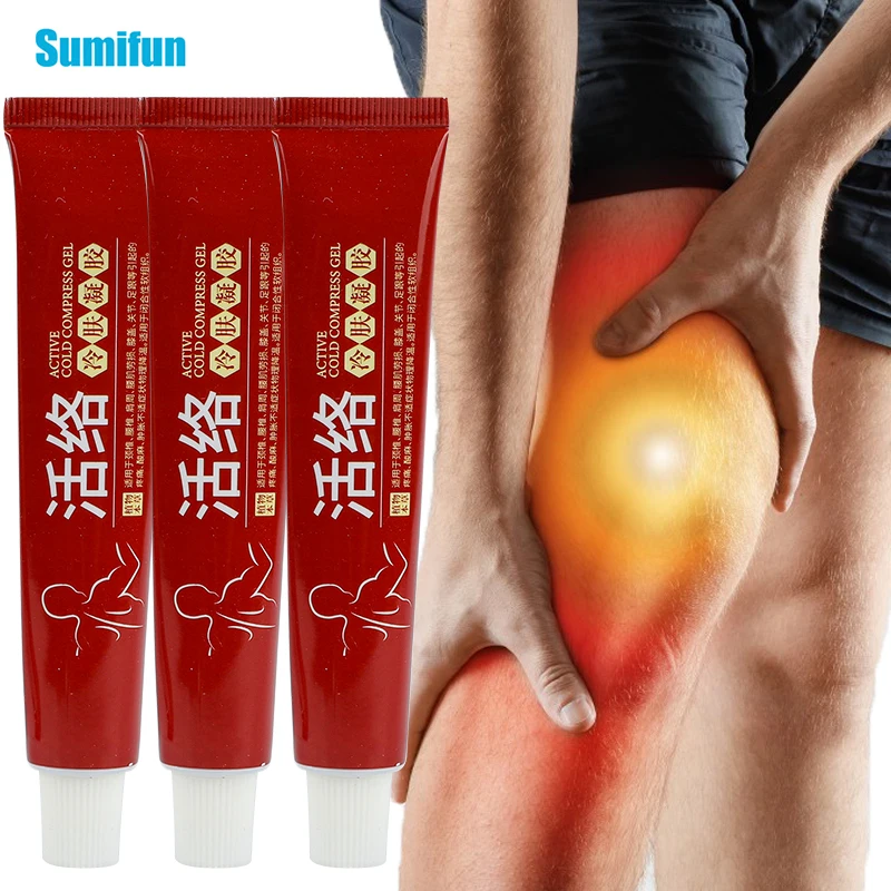 

1/2/3Pcs Muscle Pain and Joints Pain Cream Knee Sprain Plaster Rheumatoid Arthritis Neck Back Pain Relief Cold Compress Ointment