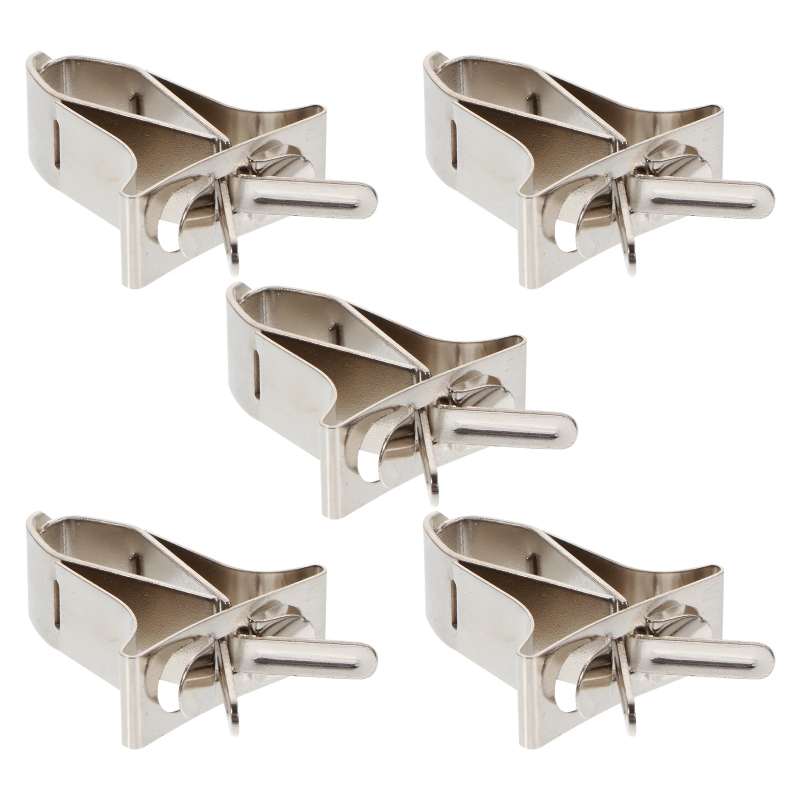 

5pcs Stainless Steel Bird Food Clips Parrot Vegetable Cage Supply Lightweight Reusable Feeding Device for Pet Bird Fruit