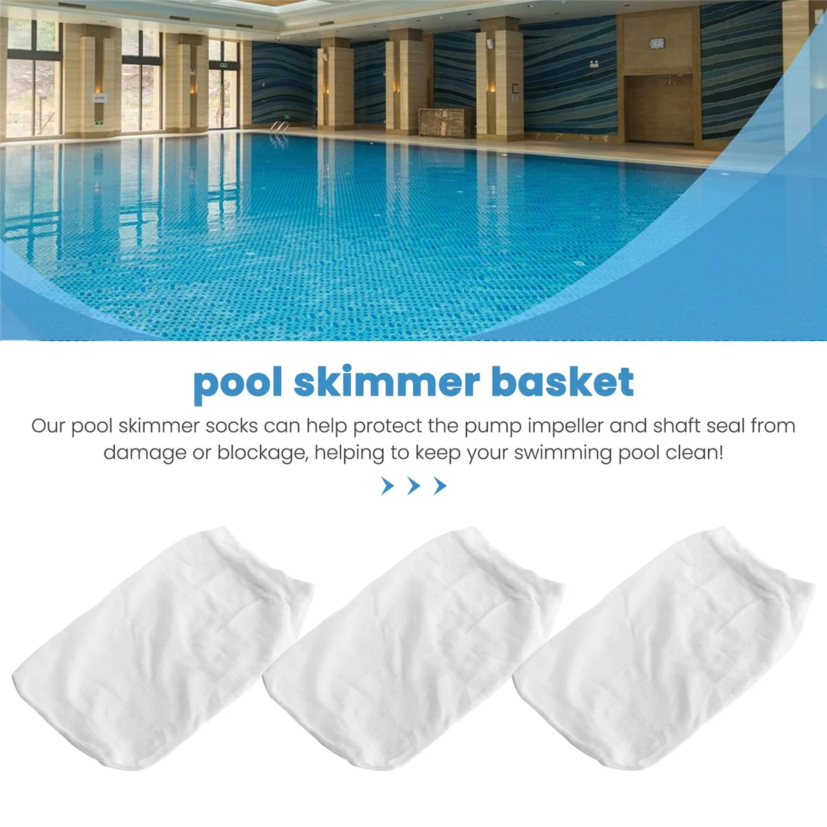 10er Pack Pool Skimmer Socken, Filter beutel, die perfekte Socke/Netz/Sparer zum Schutz Ihres unterirdischen oder oberirdischen Pools