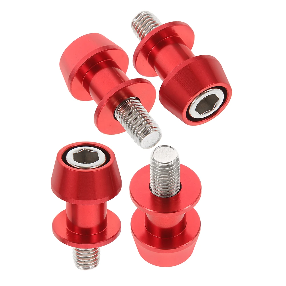 

2Pairs 8mm 10mm Swingarm Spools Sliders Stand Screws CNC Aluminum Alloy Motorcycle Rear Frame Hardware Replacement Parts