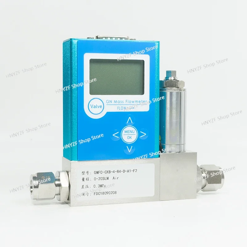 Digital display precision micro gas flowmeter Nitrogen hydrogen small flow gas mass flowmeter controller