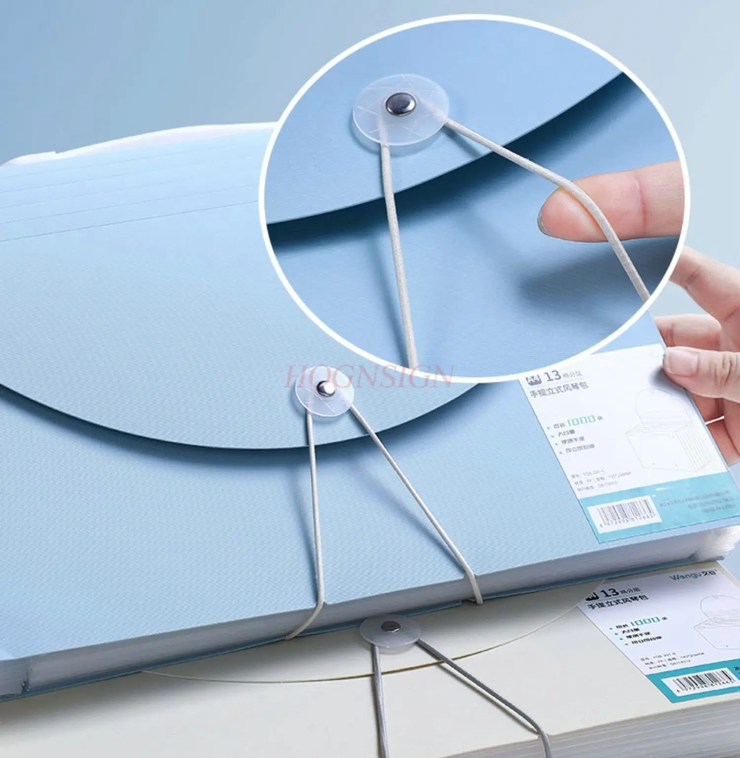 A4 Organ Bag Folder Student specific Large Capacity Middle and High School Students Handheld Multi layer Exam Paper Clip Data