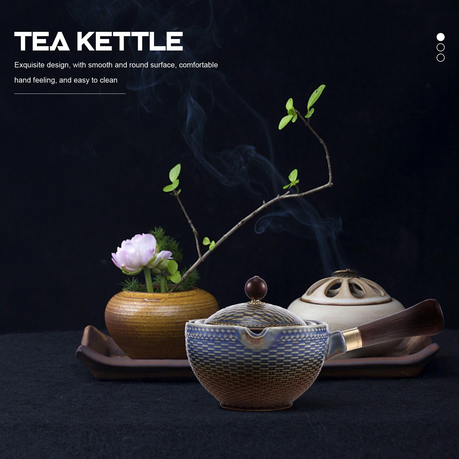 

Ceramic Teapot 360 Degree Rotatable Chinese Traditional Loose Tea Brewing Pot Home Office Use Ceramic Teapot Chinese Tea Pot
