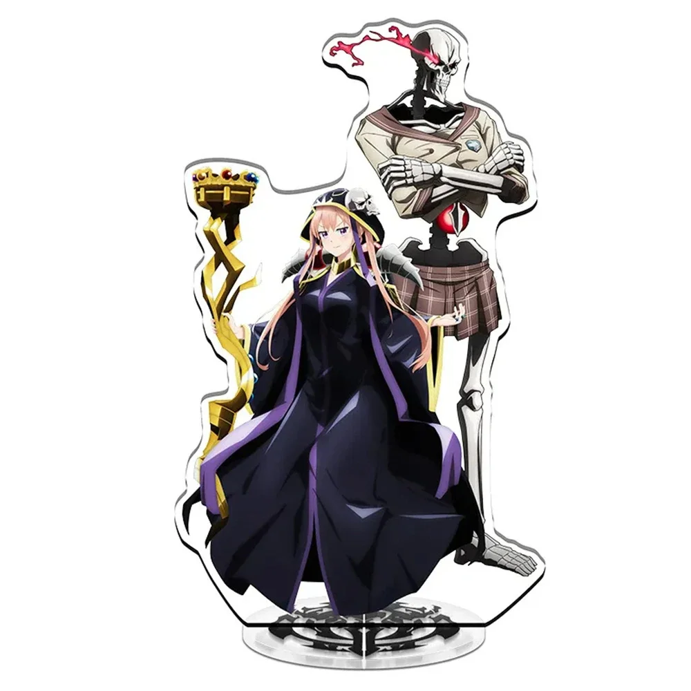 15CM Anime Overlord Acrylic Keychain Stand Model Ornament Accessories Goods Christmas Gifts