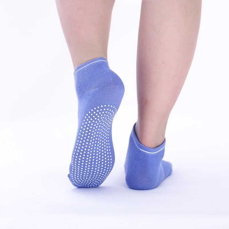 Chaussettes coordonnantes de yoga pour femmes, chaussettes de bateau de sport adhésives de couleur bonbon, chaussettes de sol intérieures, éducation précoce