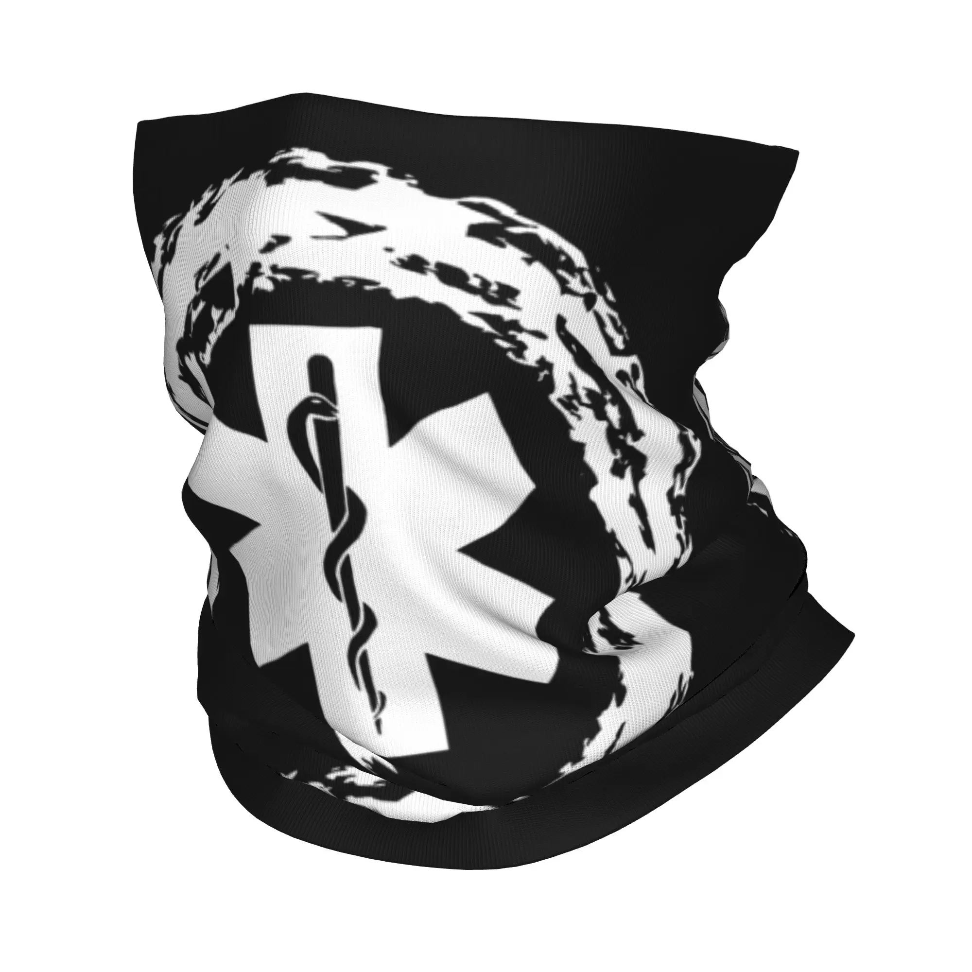 

EMT Star of Life Неотложная медицинская бандана для шеи Маска с принтом Шарф Многофункциональная маска для лица Велоспорт Унисекс для взрослых