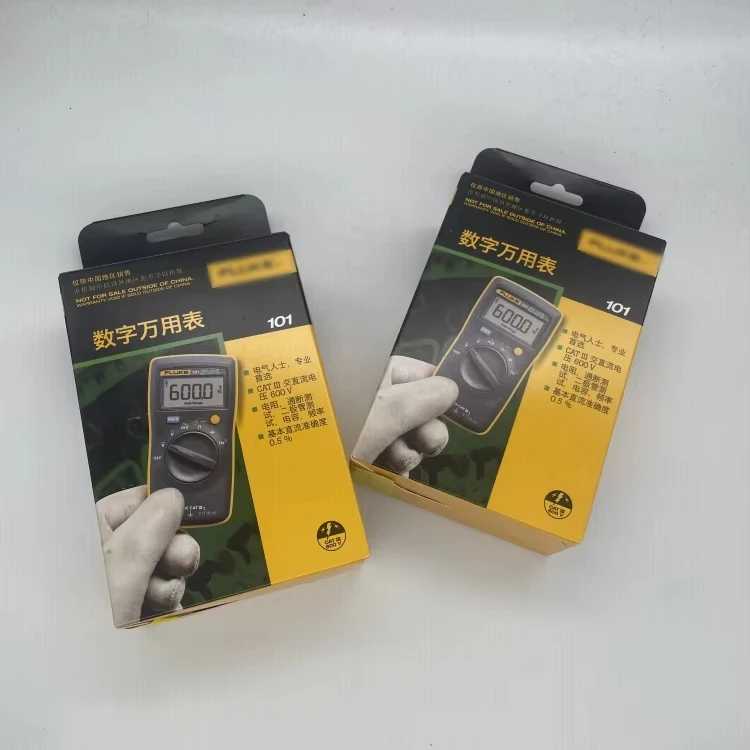 

2025 101/F101 KIT Цифровой мультиметр с автоматическим диапазоном для измерения напряжения переменного/постоянного тока, сопротивления, емкости и частоты