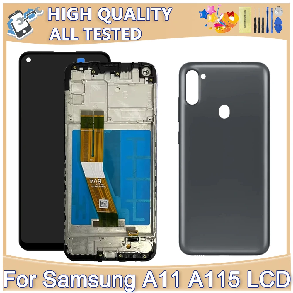 AMOLED Tested For Samsung Galaxy A11 A115 LCD Display With Touch Screen Assembly For Samsung SM-A115F/DS LCD Screen