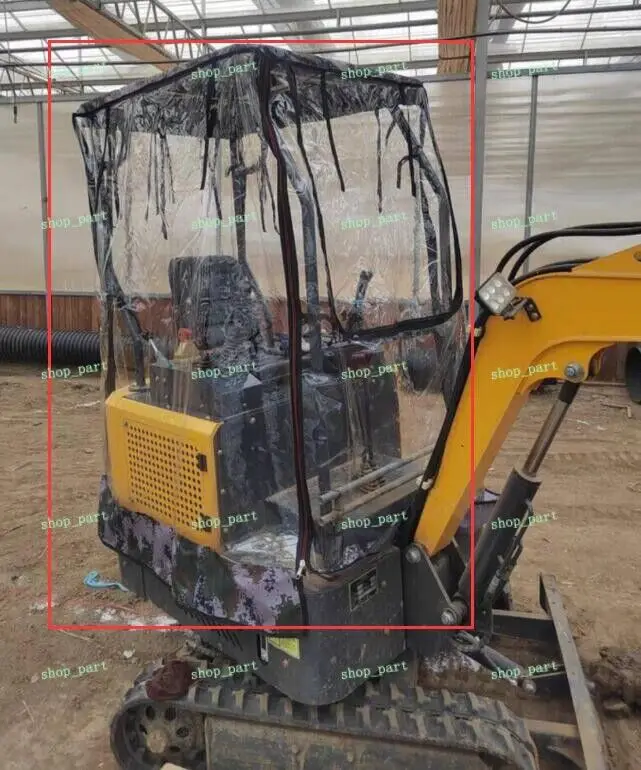 

Новый утепленный ветрозащитный чехол-тент из ПВХ для мини-экскаватора Kubota 20, 1 шт.