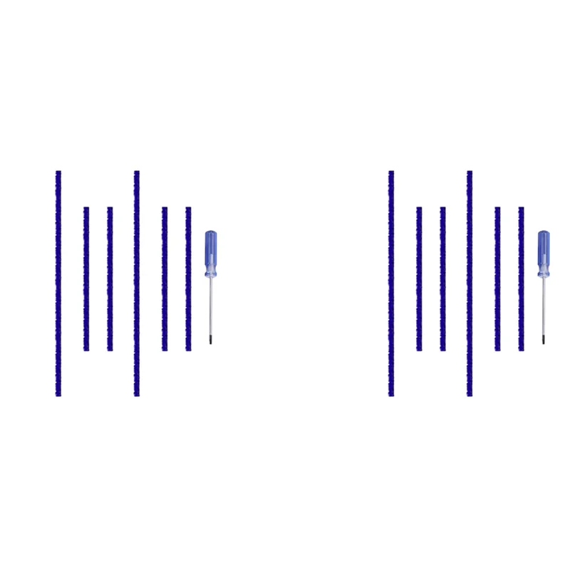 A44T 14 قطعة شرائط قطيفة ناعمة لدايسون V6 V7 V8 V10 V11 مكنسة كهربائية رأس دوار ناعم مع جزء استبدال مفك البراغي