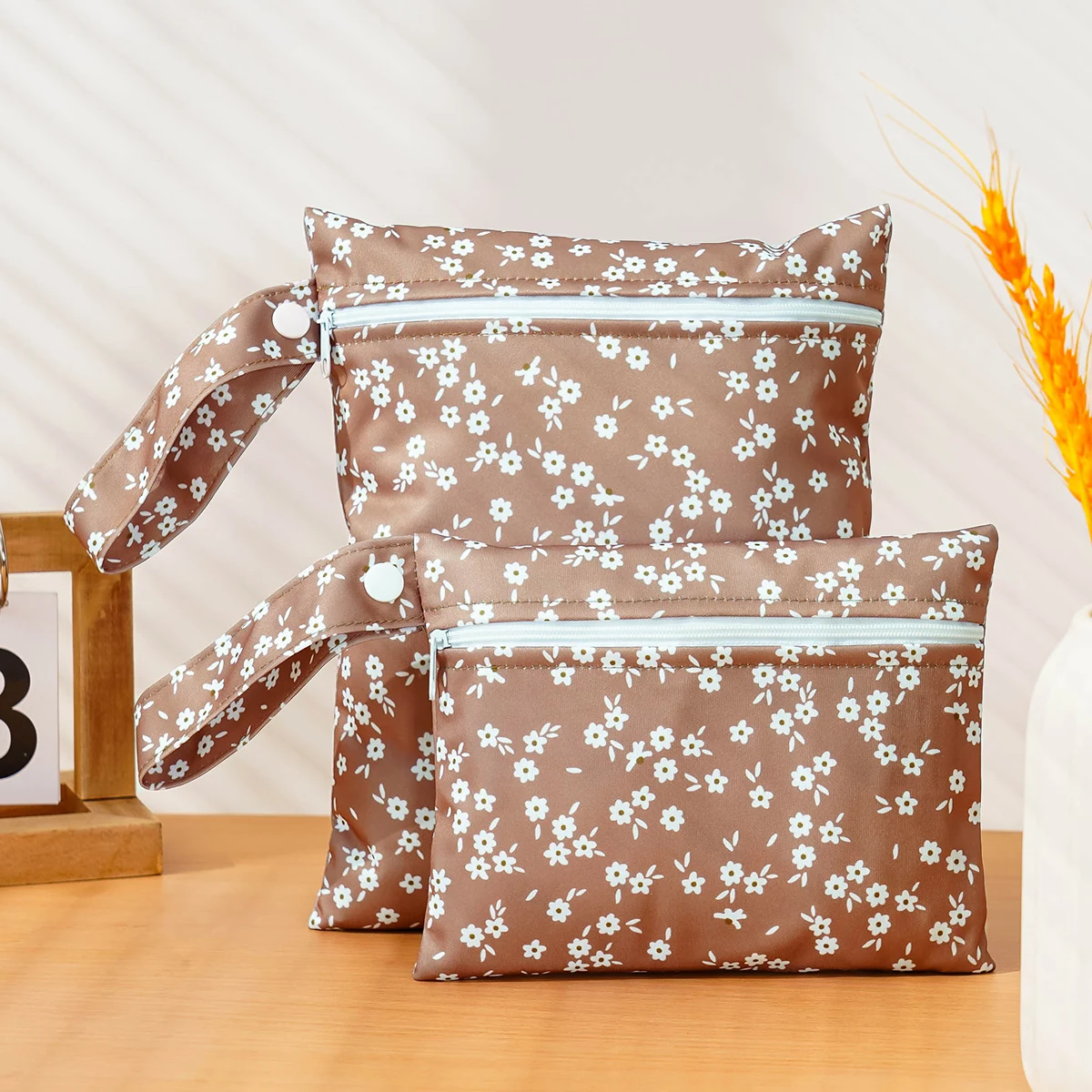 Kangobaby Set da 2 pezzi Borsa portaoggetti multifunzionale per coperte per bambini Borsa per pannolini da viaggio lavabile