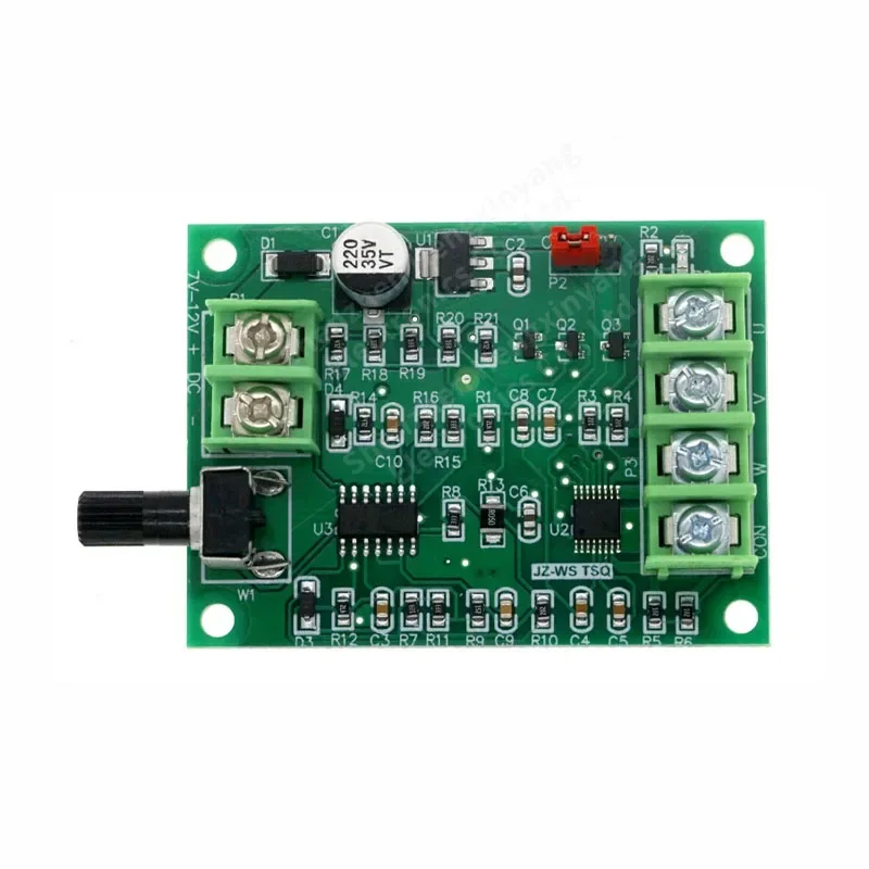 5V 12V Brushless DC Motor Driver Controller Board with Reverse Voltage Over Current Protection for Hard Drive Motor 3/4 Wire