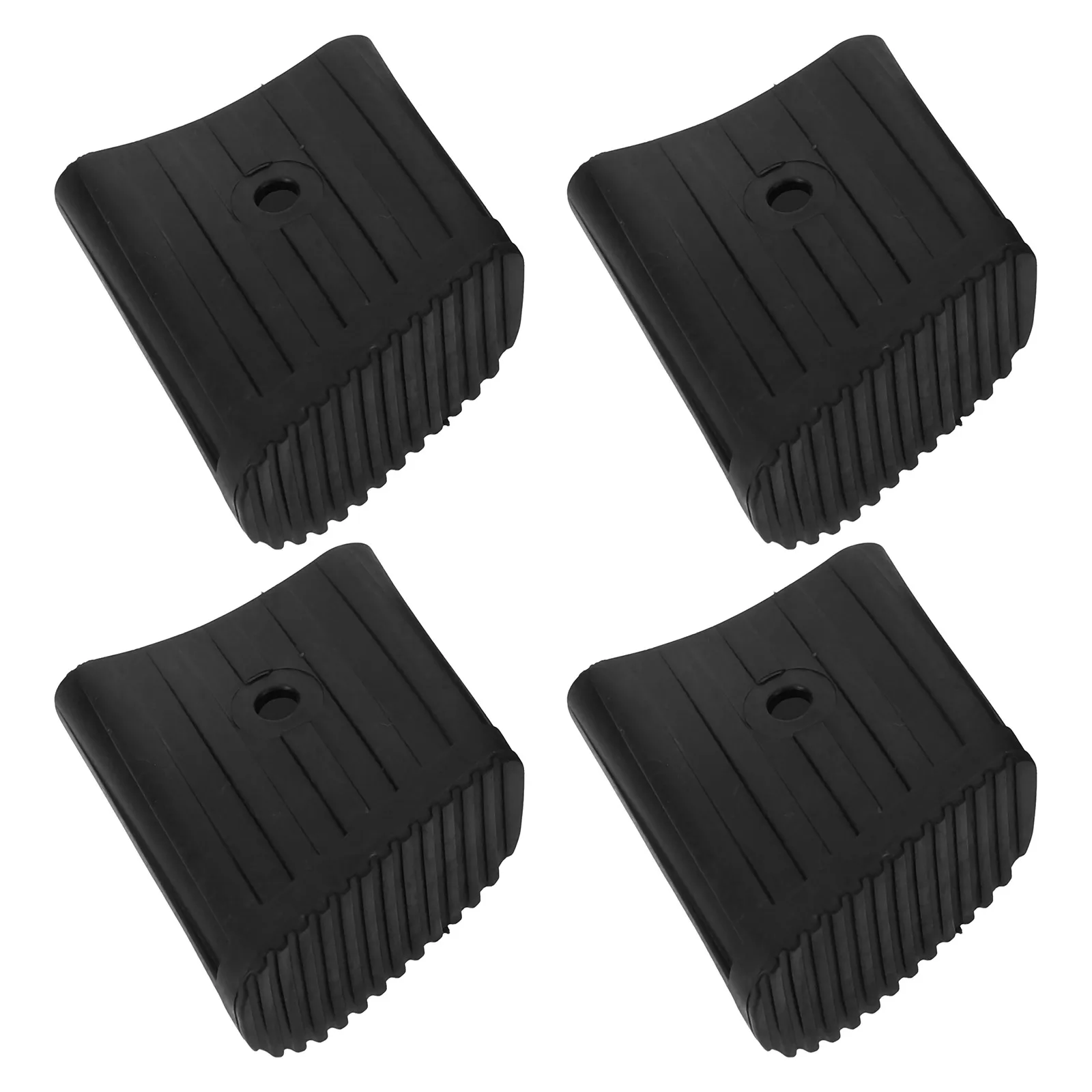 4Pcs Step Ladder Feet Replacement Non-Slip Rubber Covers Protect Floors Tiles Carpets Step Ladder Feet Replacement