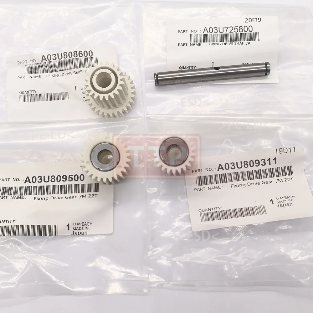 3SETs for Konica Minolta Bizhub C6000 C6500 C6501 C5500 C7000 Drive Gear Kit A03U809311 A03U808600 A03U725800 A03U809500