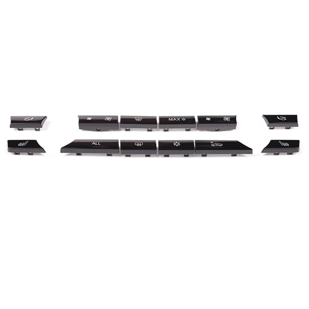 A/C Switch Button Set for BMW For 5 Series For F07 F10 F11 6 Series F06 F12 F13 7 Series F01 F02 F03 F04 12 Count