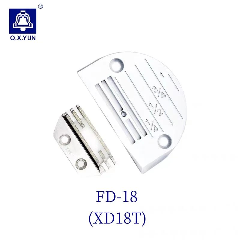 Q.X.YUN Computer Flat Car Teeth FD Jack A4 Electric Sewing Machine XND18T Four row E-shaped Toothed Cloth Feeding Glue Teeth