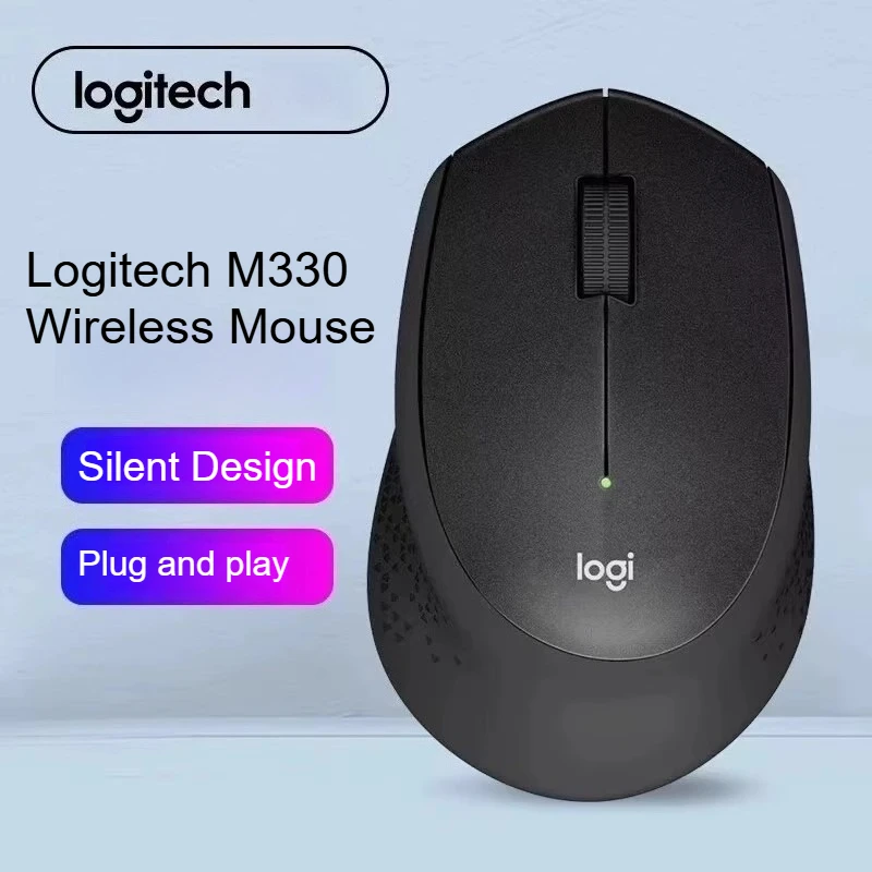ماوس لوجيتك M330 الأصلي |   SilentTouch Tech 90% لتقليل الضوضاء |   جهاز استقبال USB 2.4G |   لمكتبة المكاتب