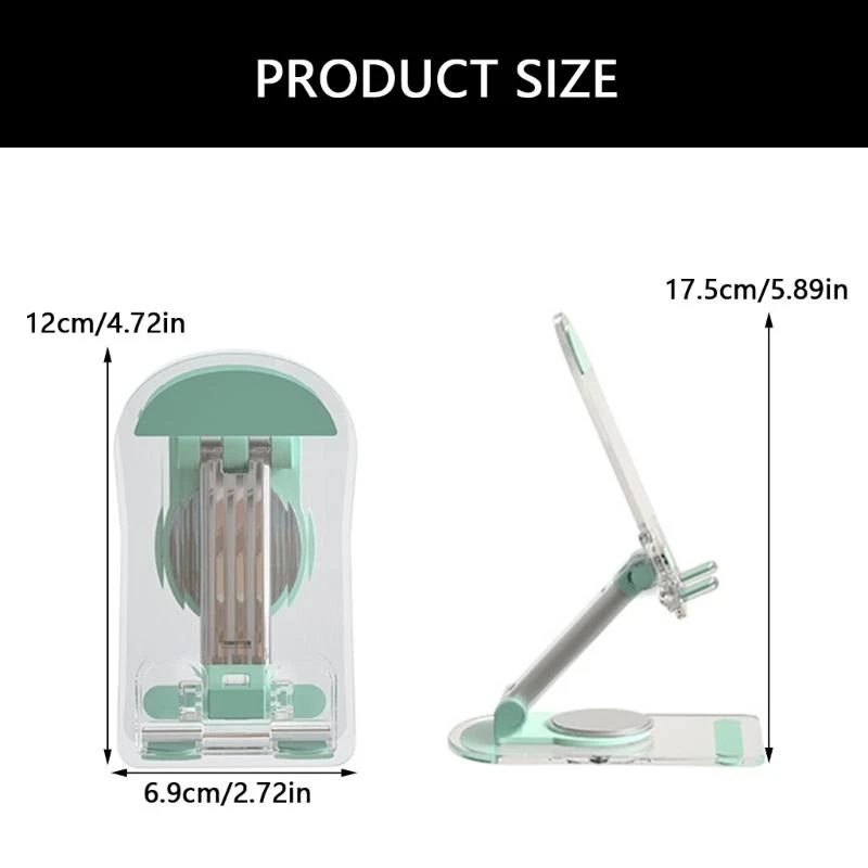 전화 태블릿 홀더 다기능 접이식 홀더 전화 360도 회전