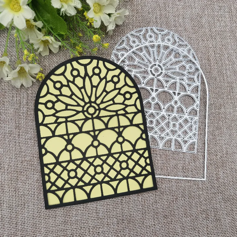 Style Window lace flowers Frame Metal Cutting Dies Stencils For DIY Scrapbooking Decorative Embossing Handcraft Templat