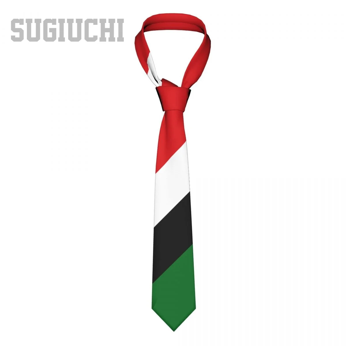 

Sudan Flag Emblem Men Women Neck Ties Casual Plaid Tie Suits Slim Wedding Party Business Necktie Gravatas