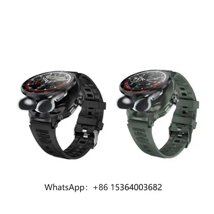 

Умные часы 2025 года, 1,46 дюйма, фитнес-трекер для здоровья и движения, управление музыкальной камерой, умные часы 2 в 1, с наушниками-вкладышами