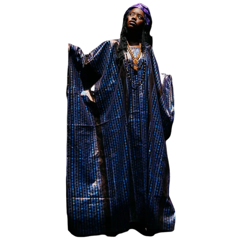 

Custom Classic African Style Print Dress, Plus Size Elegant for Formal Occasion & Dinner