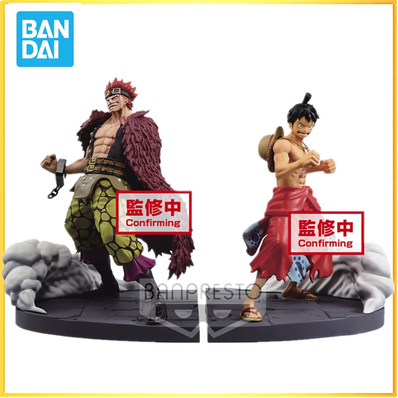 

in stock Original One Piece Anime Figure Monkey D. Luffy Eustass Kid Toy Action Model LFS Log File Selection Worst Generation