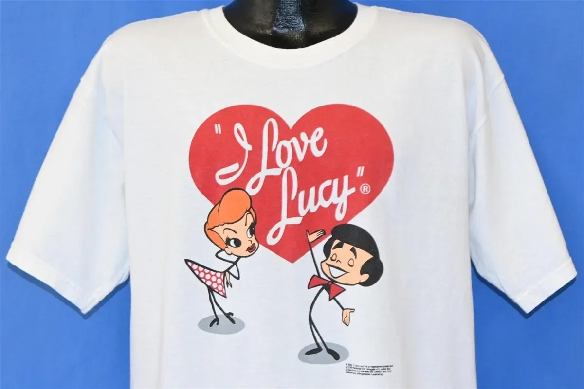 Y2K I Love Lucy CBS Sitcom Lucille Ball Desi Arnaz TV Show T-shirt