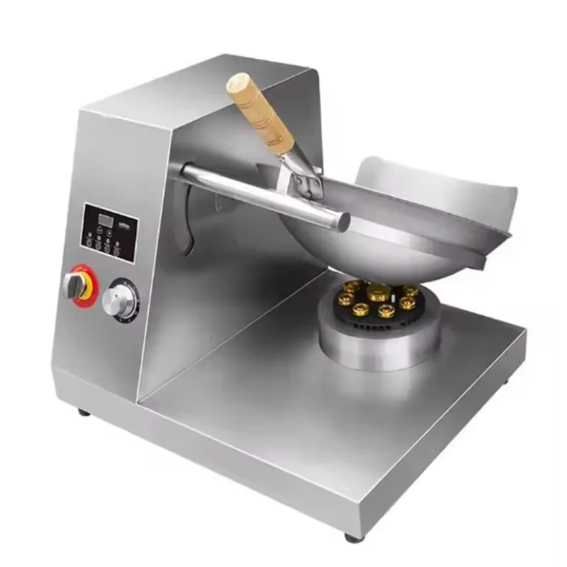 

Commercial Kitchen Equipment Automatic Wok Robot Big Fire Gas Cooking Machine AI Control For Chinese Restaurant Stir