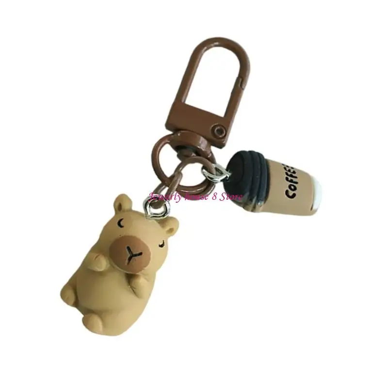 

Trendy Capybara Accessory Quality Resin Bag Pendant Decoration for Women