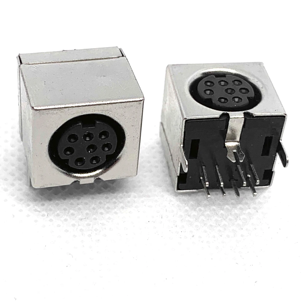 5pcs S Video Connector DIN-803 Horizontal 8-core Plug-in DIP Computer Power Interface Mouse and Keyboard Connectors