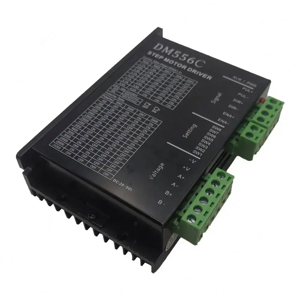 Cnc   Tools 2-phase Digital  Driver DM556C DC20V-50V with a Single Power Supply signal