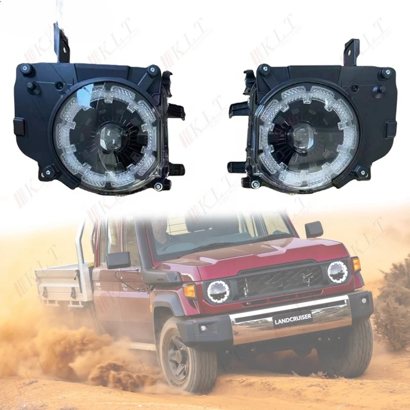 

KLT Лучшее качество светодиодные фары для Land Cruiser Lc75 Lc76 Lc79 Fj75 Fj76 Fj79 2024