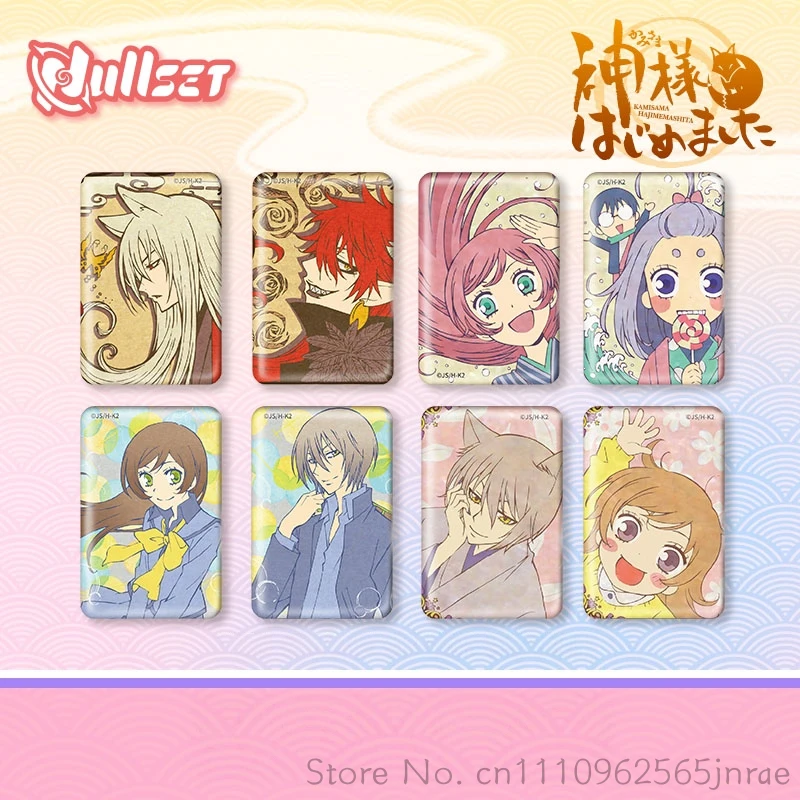 new in stockNullset Anime Badge Holographic Blue Light Kamisama Kiss Tomoe Nanami Vol.2  Collectible Anime Peripheral Decor