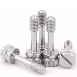 Slotted Hand Screw 304 Stainless Steel M2 M2.5 M3 M4 M5 M6 M8 Hand-Tighten Anti-loosening Captive Knurled Thumb Bolt GB839