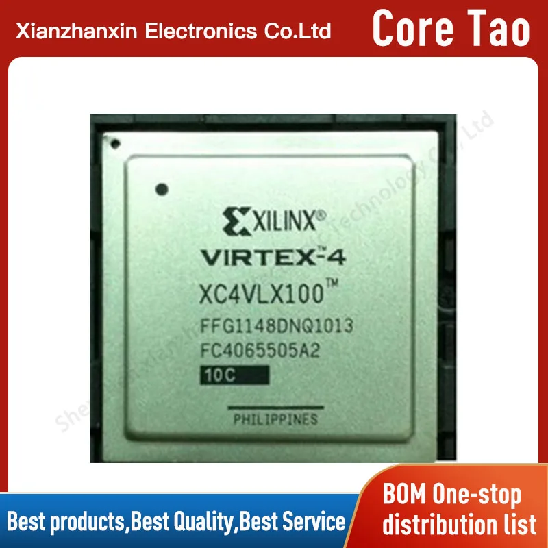 

1pcs/lot XC4VLX100 XC4VLX100-FFG1148 XC4VLX100-FF1148 BGA1148 The FPGA field programmable gate array (FPGA)