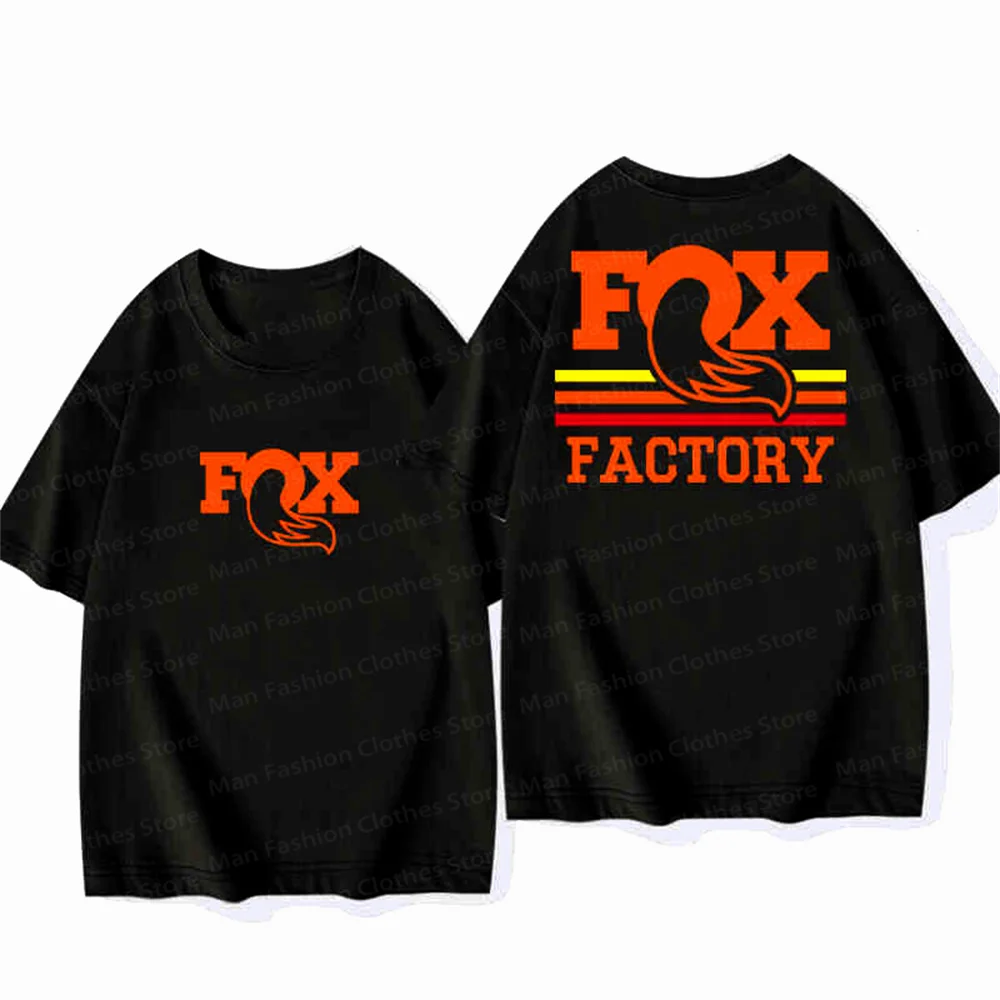 Fox Motocross Mountain Bike Riding Loose Short-Sleeved T-Shirt Outdoor Men's And Women's Cotton Half-Sleeved Casual T-Shirt