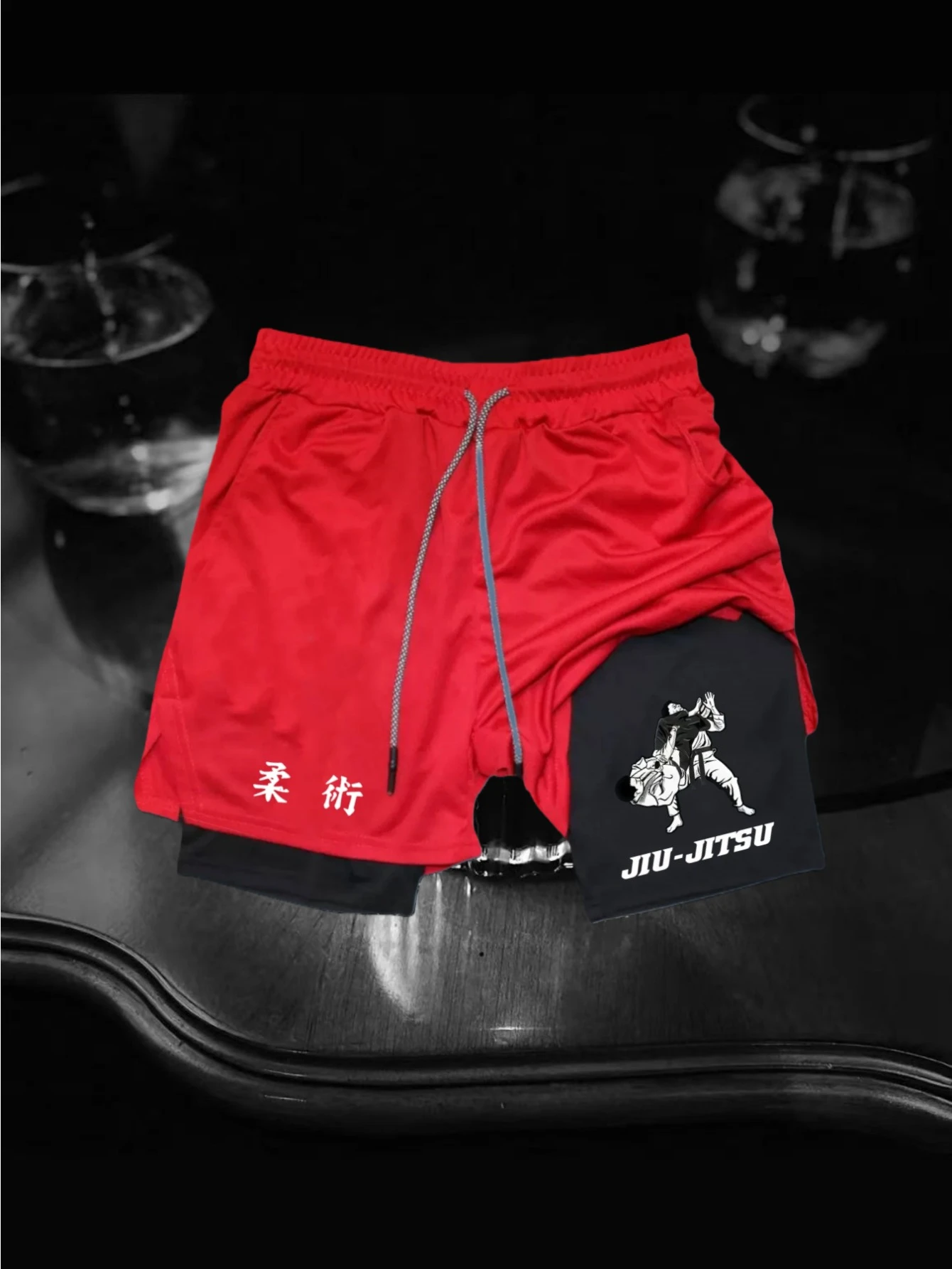 Men's Casual Wear Jujutsu Letter Printed Martial Arts Enthusiasts Exclusive Daily Streetwear