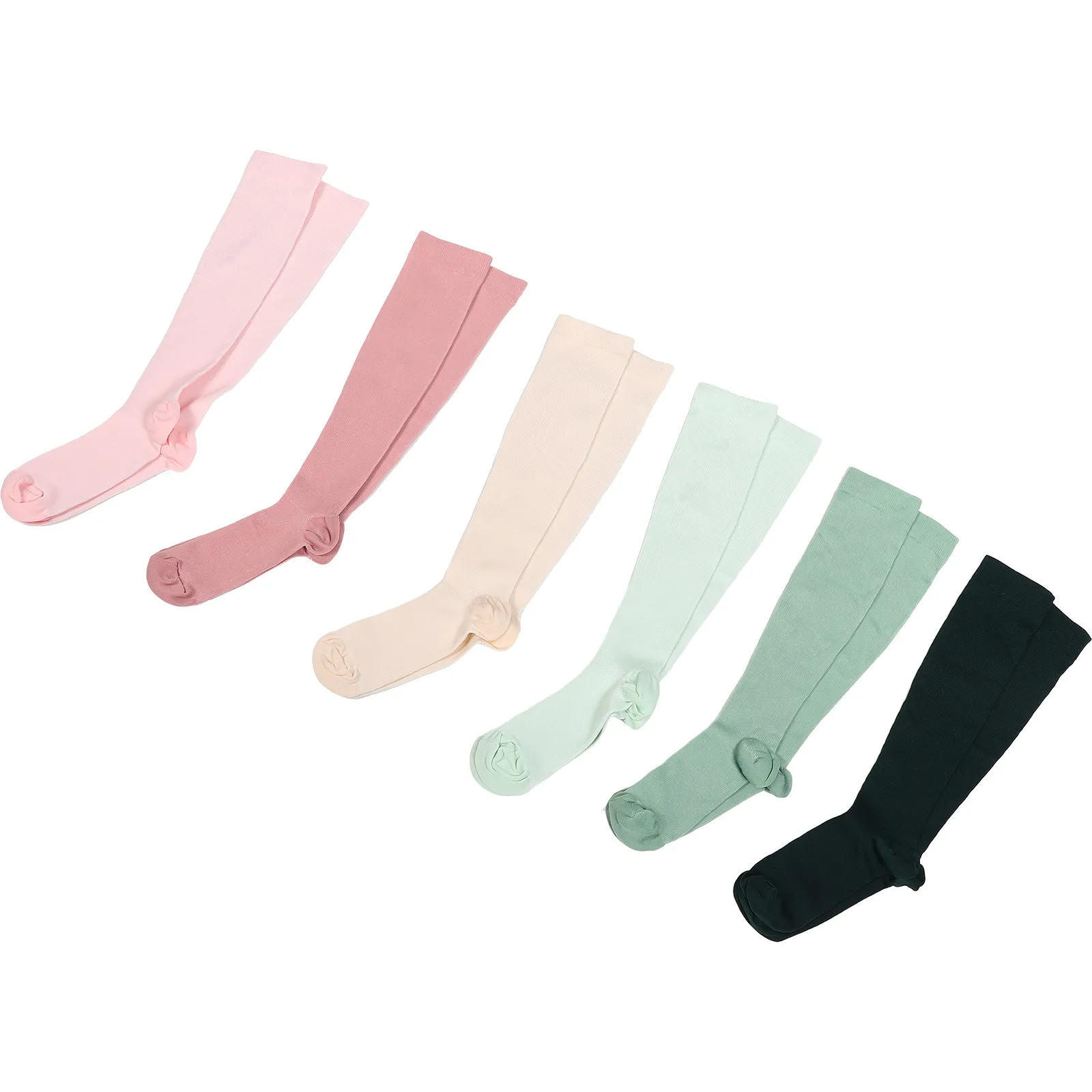 

6Pairs Compression Socks Professional Sports Support Sweat Wicking Breathable for Running Cycling Soccer Autumn Athletic Socks