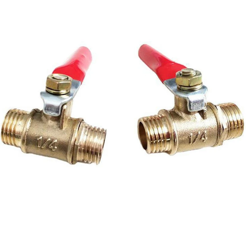 8MM Copper Air Splitter Valve Aquarium Fish Tank Air Pump Flow Splitter Distributor Pump Valve Tap LeverControl Switch Valve