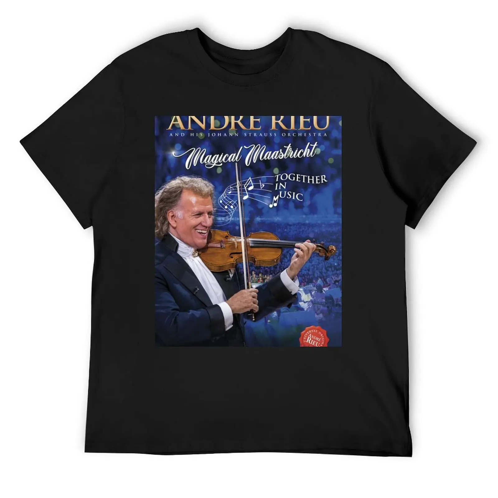 magical in andre 2 warroe maastricht rieu T-Shirt Aesthetic clothing for a boy mens cotton t shirts